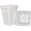Maceta Cuadrada Blanca 18L · JBQ