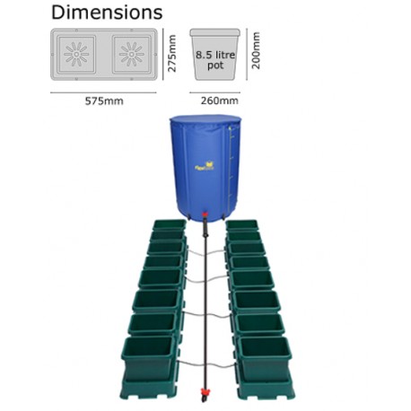 Autopot Easy2grow 16 Pot (8,5L) + Depósito