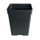 Maceta cuadrada negra 5,5 L