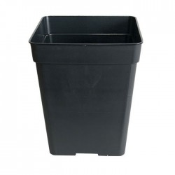 Maceta cuadrada negra 20 L
