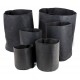 Maceta Root Text Redonda Negra 7,57 L