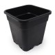 Maceta Pure Negra Cuadrada 14L