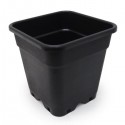 Maceta Pure Negra Cuadrada 14L