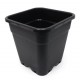 Maceta Pure Negra Cuadrada 18L