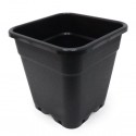 Maceta Pure Negra Cuadrada 18L