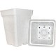 Maceta Cuadrada Blanca 7L · JBQ